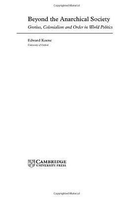 Beyond the Anarchical Society pdf epub mobi 电子书 下载