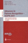 Advances in Pattern Recognition - ICAPR 2001: Second International Conference Rio de Janeiro, Brazil pdf epub mobi 电子书 下载