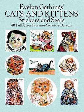 Evelyn Gathings' Cats and Kittens Stickers and Seals