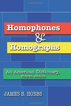 Homophones and Homographs pdf epub mobi 电子书 下载