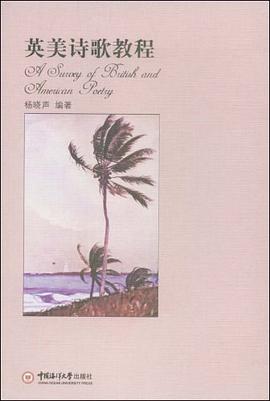英美诗歌教程 pdf epub mobi 电子书 下载