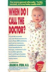 When Do I Call the Doctor? pdf epub mobi 电子书 下载
