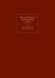 Bilateral and Regional Trade Agreements 2 Volume Hardback Set