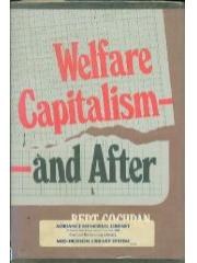 Welfare Capitalism--and After pdf epub mobi 电子书 下载