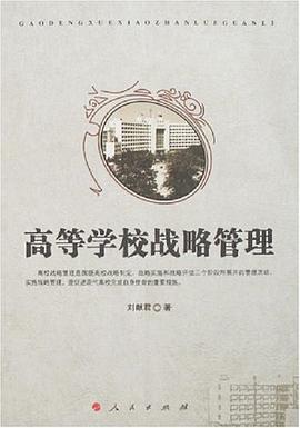 高等學校戰略管理 pdf epub mobi 電子書 下載