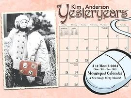 Yesteryears 2004 Mousepad Calendar pdf epub mobi 电子书 下载