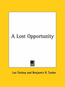 A Lost Opportunity pdf epub mobi 电子书 下载