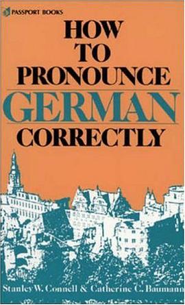 How To Pronounce German Correctly Audio Cassette and Book in clamshell Case pdf epub mobi 电子书 下载