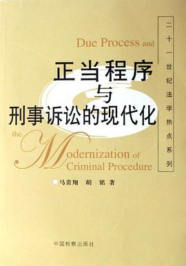 正当程序与刑事诉讼的现代化 pdf epub mobi 电子书 下载
