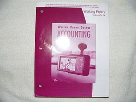 Working Papers, Chapters 14-26 for Warren/Reeve/Duchac's Accounting pdf epub mobi 下载