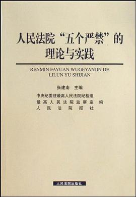 人民法院五個嚴禁的理論與實踐 pdf epub mobi 電子書 下載