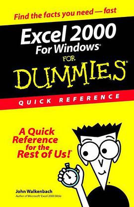 EXCEL 2000 for Windows for Dummies Quick Reference pdf epub mobi 电子书 下载