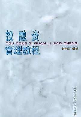 投融资管理教程 pdf epub mobi 电子书 下载