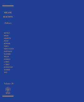Organic Reactions pdf epub mobi 电子书 下载
