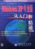 Windows XP专业版从入门到精通(中文版) pdf epub mobi 电子书 下载