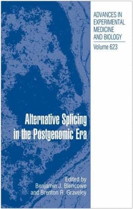 Alternative Splicing in the Postgenomic Era pdf epub mobi 电子书 下载