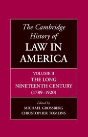 The Cambridge History of Law in America pdf epub mobi 电子书 下载