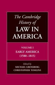 The Cambridge History of Law in America pdf epub mobi 电子书 下载