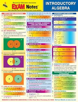 Exam Notes Introductory Algebra St pdf epub mobi 电子书 下载
