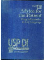 Advice for the Patient: Drug Information in Lay Language : Usp Di 1998 Usp Di Vol II: Advice for the pdf epub mobi 电子书 下载
