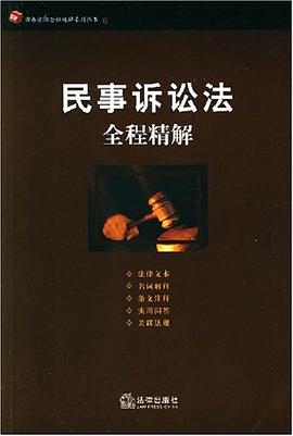 民事诉讼法全程精解 pdf epub mobi 电子书 下载