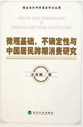 微观基础、不确定性与中国居民跨期消费研究 pdf epub mobi 电子书 下载