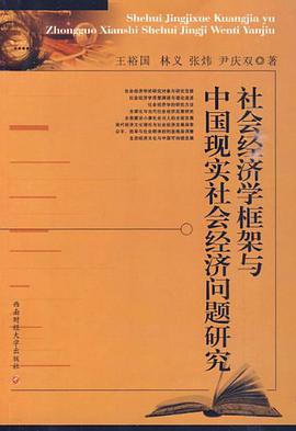 社会经济学框架与中国现实社会经济问题研究 pdf epub mobi 电子书 下载