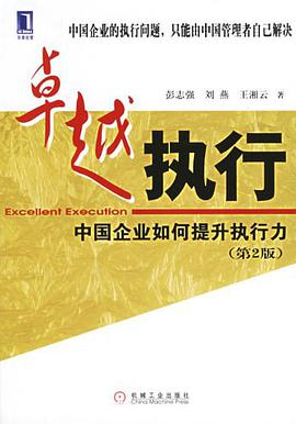 卓越执行 pdf epub mobi 电子书 下载