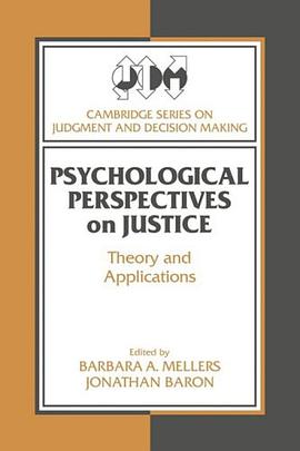 Psychological Perspectives on Justice pdf epub mobi 电子书 下载