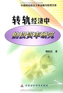 转轨经济中的投资率研究 pdf epub mobi 电子书 下载