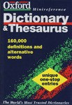 牛津迷你词典 The Oxford Minireference Dictionary and Thesaurus pdf epub mobi 电子书 下载