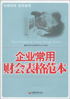 企业常用财会表格范本 pdf epub mobi 电子书 下载