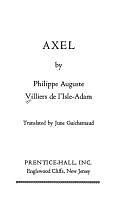 Axel (New Library of French Classics) pdf epub mobi 电子书 下载