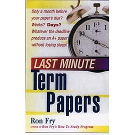 LAST MINUTE TERM PAPERS pdf epub mobi 电子书 下载