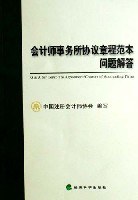 会计师事务所协议章程范本问题解答 pdf epub mobi 电子书 下载