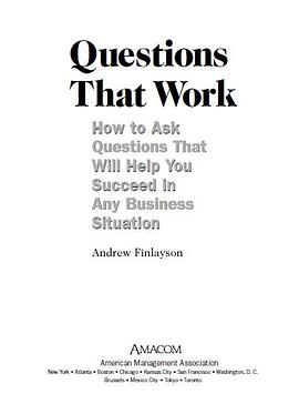 QUESTIONS THAT WORK pdf epub mobi 电子书 下载