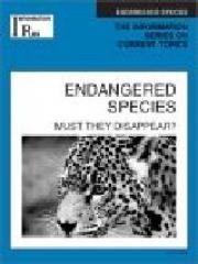 Endangered Species: Must They Disappear? pdf epub mobi 电子书 下载