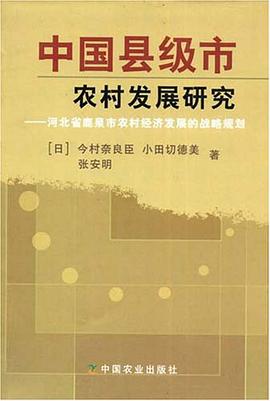 中国县级市农村发展研究 pdf epub mobi 电子书 下载