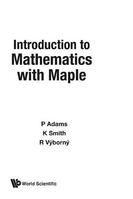 Introduction to mathematics with maple pdf epub mobi 電子書 下載