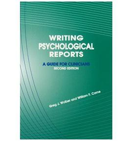 Writing Psychological Reports pdf epub mobi 电子书 下载