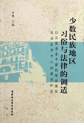 少数民族地区习俗与法律的调适 pdf epub mobi 电子书 下载