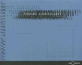 Finding Significance pdf epub mobi 电子书 下载
