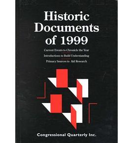 Historic Documents of 1999 pdf epub mobi 下载