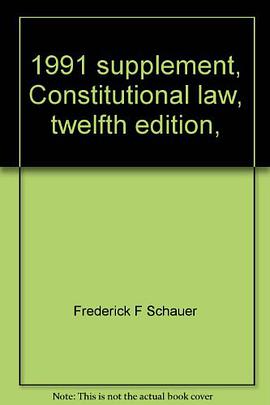 1991 supplement, Constitutional law, twelfth edition, Individual rights in constitutional law, fifth pdf epub mobi 电子书 下载