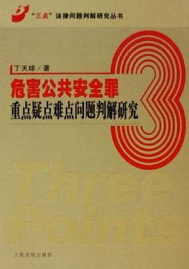 危害公共安全罪重点疑点难点问题判解研究
