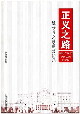 正义之路 pdf epub mobi 电子书 下载