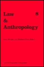 Law and Anthropology pdf epub mobi 电子书 下载