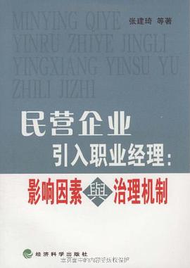 民营企业引入职业经理 pdf epub mobi 电子书 下载