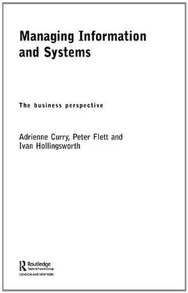 Managing Information and Systems