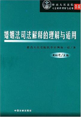 婚姻法司法解释的理解与适用 pdf epub mobi 电子书 下载